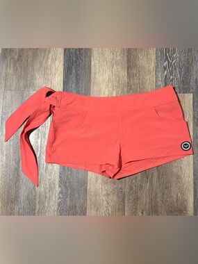 Roxy Coral Tie-Waist Athletic Shorts